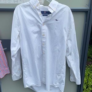 Boys Vineyard Vines White Button Down